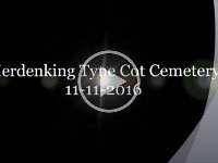 Herdenking Tyne Cot 11-11-2016